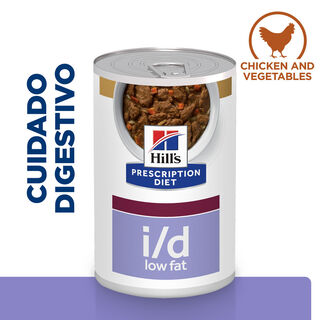 Hill's Prescription Diet Digestive Care i/d Low Fat Frango e Legumes lata para cães